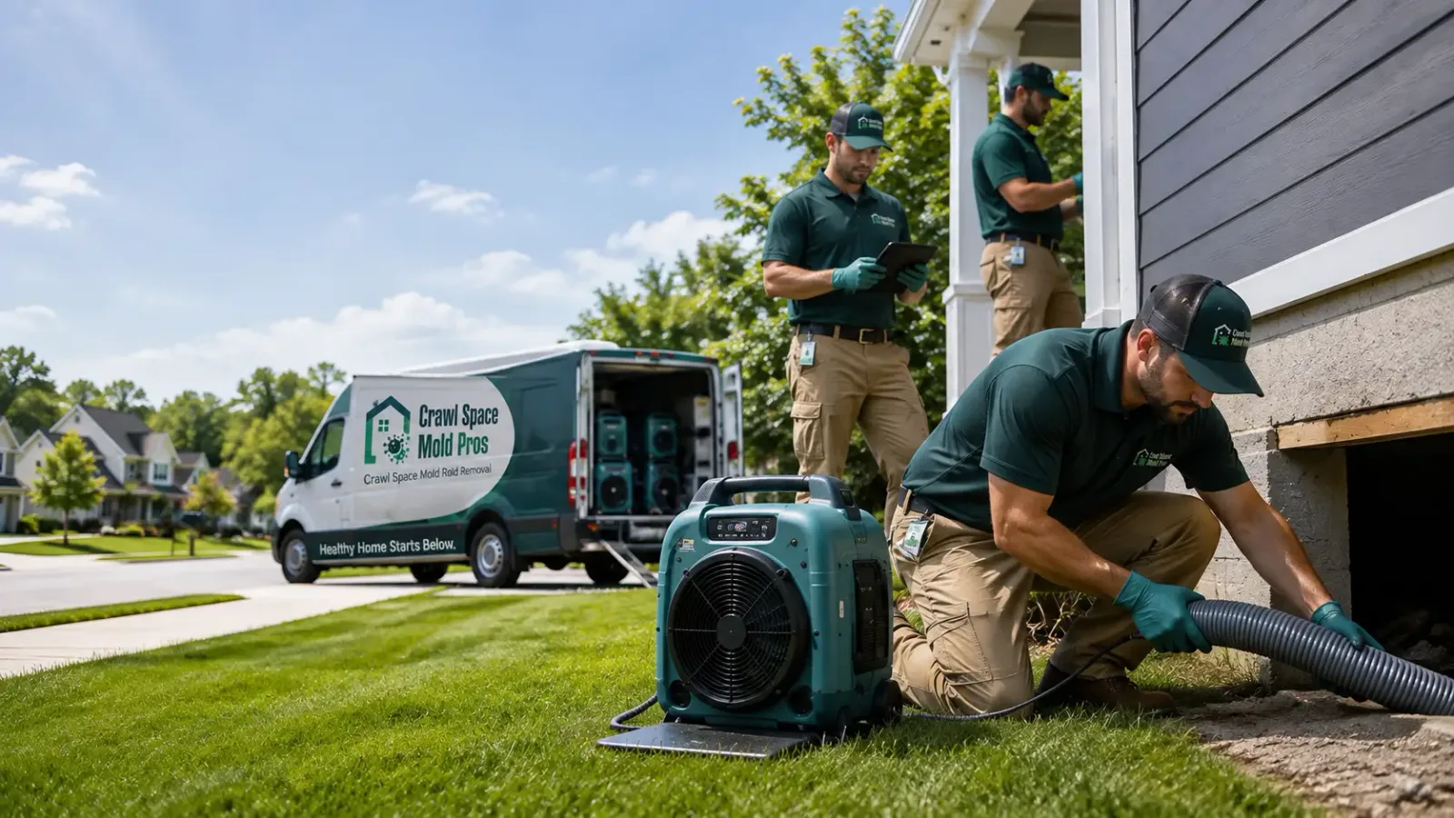 Crawl Space Mold Removal in Rapid City, MI